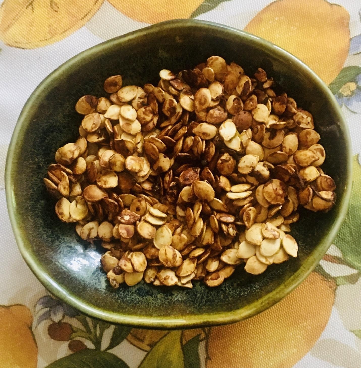 roasted squash seeds